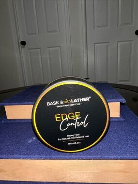 Bask & Lather Edge Control Gel — Black/Gold